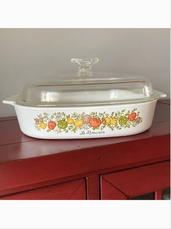 Corningware Other - Vintage Corning Ware L’Echalote Spice of Life Casserole Dish 2.5 Liter